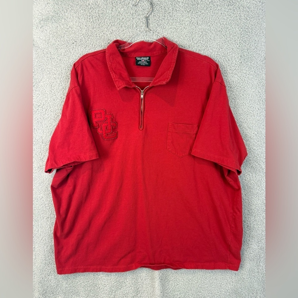 Polo by Ralph Lauren Men's  vintage Red Polo Shirt XL